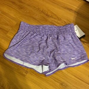 Nike Women's Purple Athletic Running  Shorts NEW